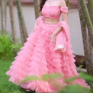 Designer Ruffle Lehnga