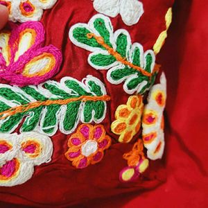 Sangria Embroidery Top