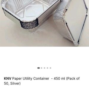 Aluminium Container Pack Of125 Unbelievable Price