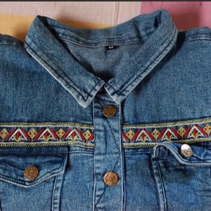 Embroidered Denim Jacket