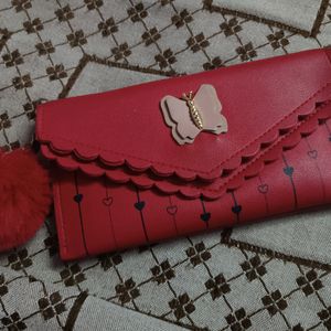 New Red Clutch