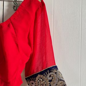 Heavy Boder Saree With Ready Blouse