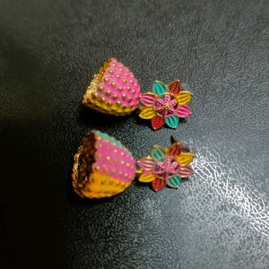 Multicolored Jhumka