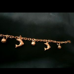 Beutiful Silver Golden Anklet Combo