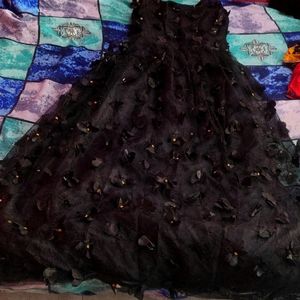 Onedy Sale Butteefly Black Gown .