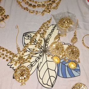 bridal set golden