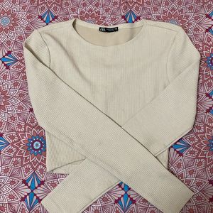 Zara Fullsleeve Crop Top