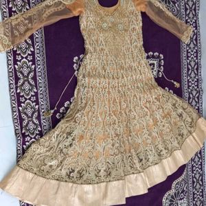 Golden Anarkali