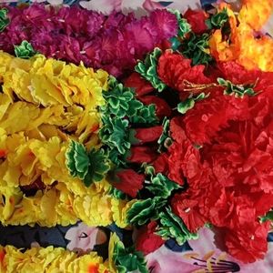 Diwali Decor  7 Ft Artificial Flowers Laad Mala