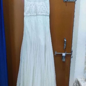 Ethnic Gown - Off White