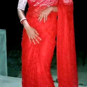 Beautiful Red Saree