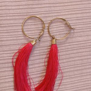 Accessorize Pink And Gold Earrings