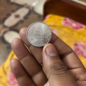 One Rupee 1908 Sliver Coin Edward VII British 🇮🇳