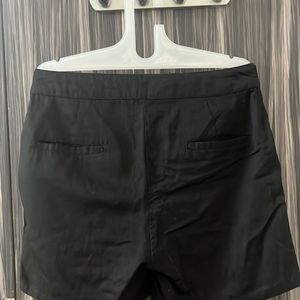 Lee Cooper Originals Women Black Cotton Shorts