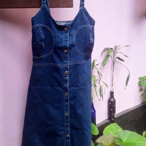 Imported Japanece DenimFrock