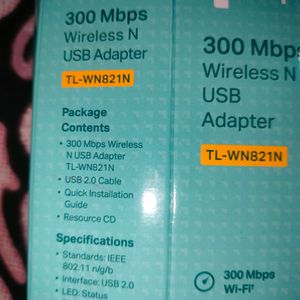 Tp Link 300 Mbps Wireless & Usb Adapter