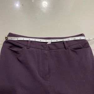 Purple Warm Trousers