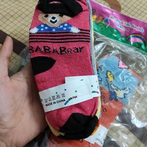 Kids 10 Pair Socks🧦🧦 Beautiful Design..