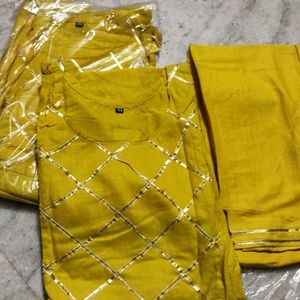 Mahalaxmi Kurti Plazo Set