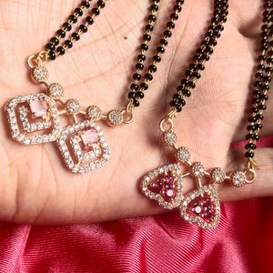 Modern Long 36 Inches Mangalsutra Combo Of 2