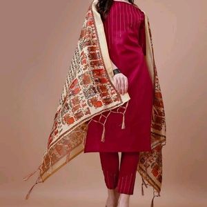 Kalini Red Kurta Set