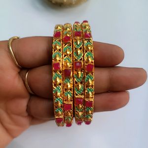 Micro Gold Bangles 4 Set