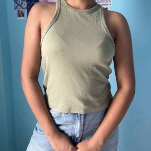 Olive Green Tank Top