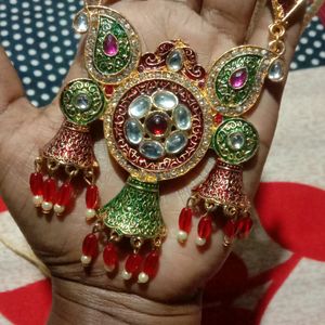 Rani Har Long Necklace With Earning