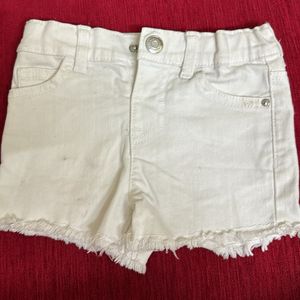 2-3 Yrs Denim White Trouser, 5kids Top