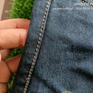 Men's Blue Denim Jeans For Fomal Wear