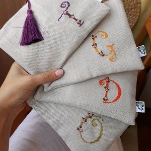 Hand Embroidered Clutch