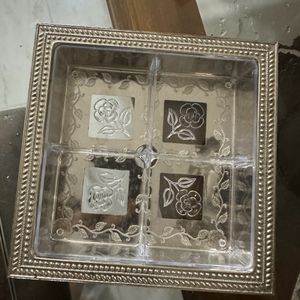 Silver Dry Fruit Box