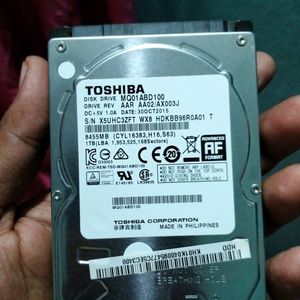Toshiba 1TB LAPTOP HDD
