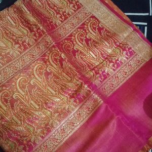 Beautiful Festive New Saree With Stitched Blouse