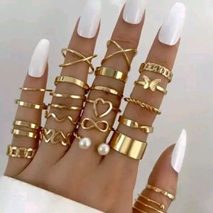 22 rings set