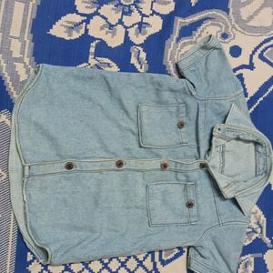 Stylish Denim Shirt For Kids