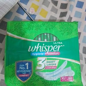 Whisper Ultra Hygiene - 60 Pads