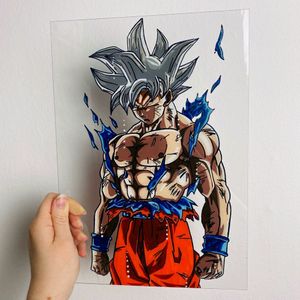 Goku Glass Painting