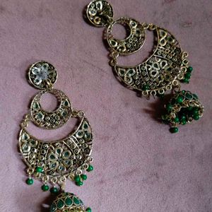 Green Earrings