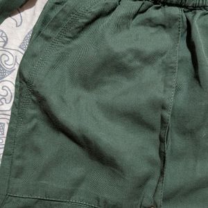 New Olive Green Shorts