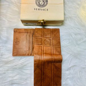 Versace Brown Medusa Biggie Men's Wallet