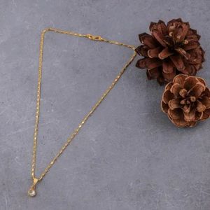 Gold Plated 1Gm 3 in 1 Cute Pendent,Chain,Bracelet