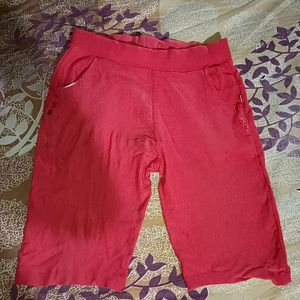 Women Stylish Red Shorts