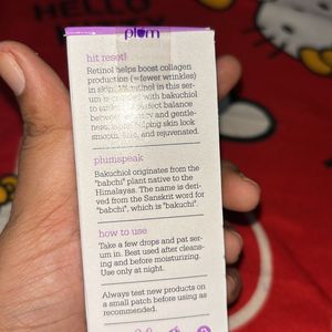 Plum Retinol Serum