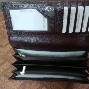 Leather Leadish Hand Clutch