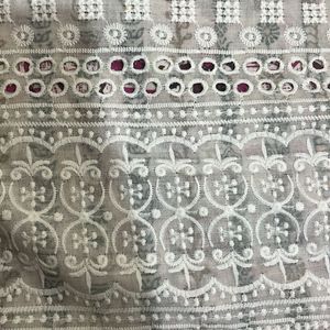 Pakistani Cotton Chickenkari Handwork Kurta