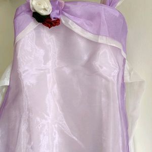 Brand new Lavender white sleeveless dress