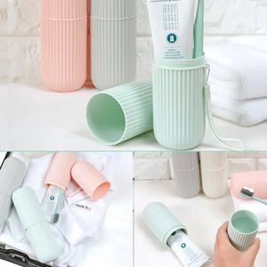 Travel Plastic Toothbrush Holder {Set-4}