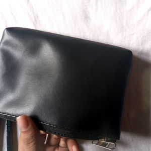 KAJAL AND LEATHER  POUCH