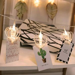 Heart Shape Photo Clips Lights